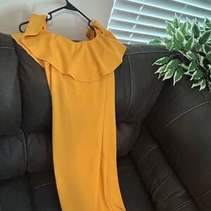 Mustard Yellow Maxi Dress
